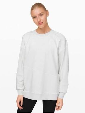Lululemon Perfectly Oversized Crew - White